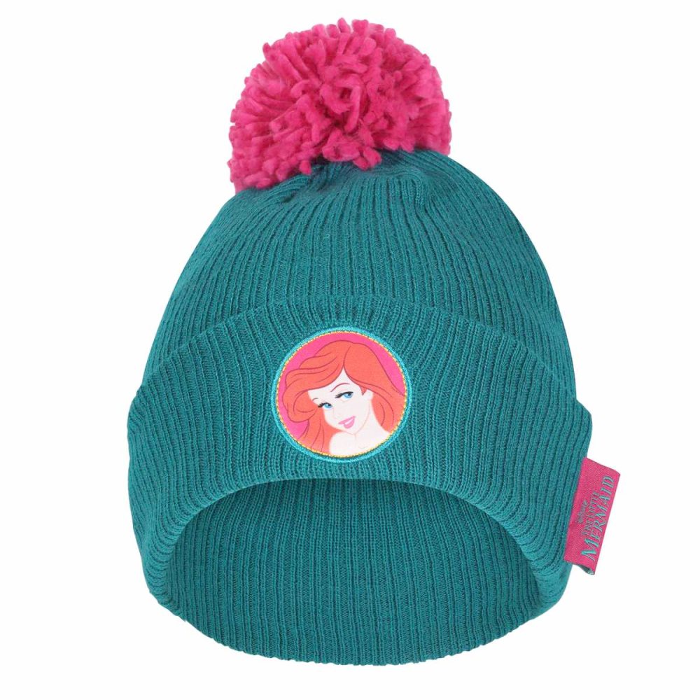 Disney Ariel - The Little Mermaid - Ariel And Friends Pompon Bonnet - Vert